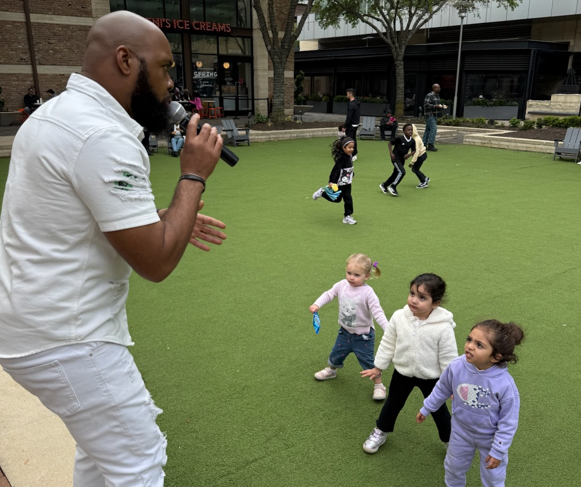 Kameron Music performing live at CityCentre Houston