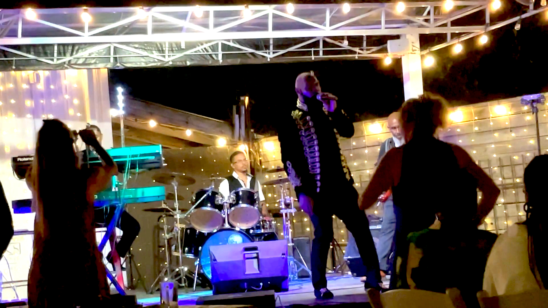 Kameron Music night show—live band performance in Houston